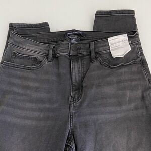 Calvin‎ Klein Women's High Rise Skinny Black Ankle Denim Jeans Size 12/31 New